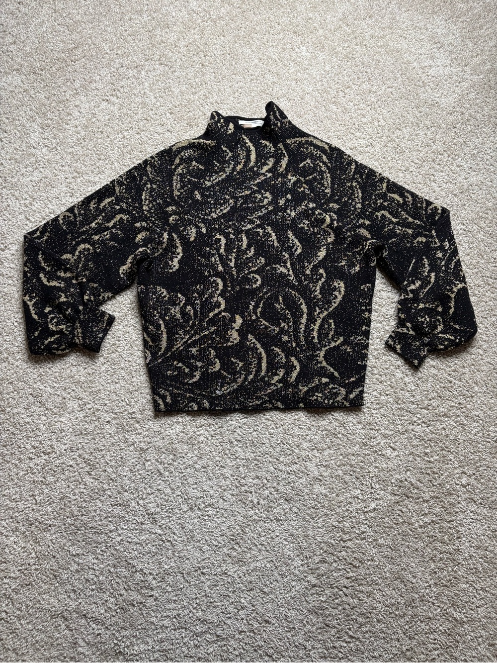 Anthropologie The Beatriz Mock-Neck Sweater
